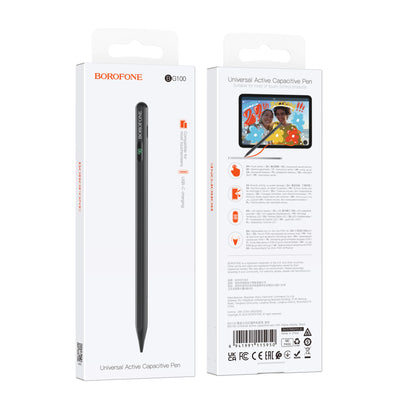 BG100 Universal Active Capacitive Pen with Digital Display – Smart Gadget for Work & Creativity