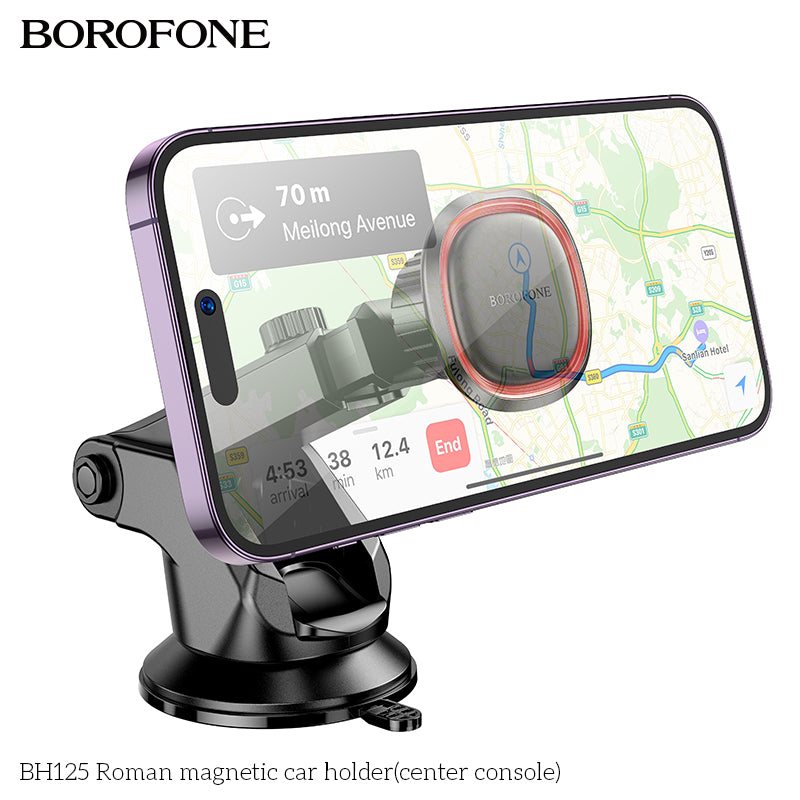 BH125 Roman Magnetic Car Phone Holder – Sleek Mobile Holder for Every Drive