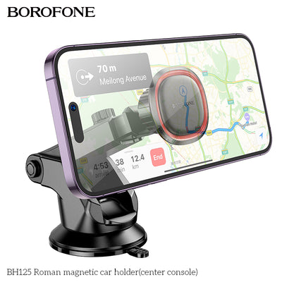 BH125 Roman Magnetic Car Phone Holder – Sleek Mobile Holder for Every Drive