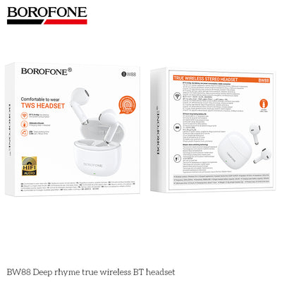 BOROFONE BW88 true wireless BT headset packaging 