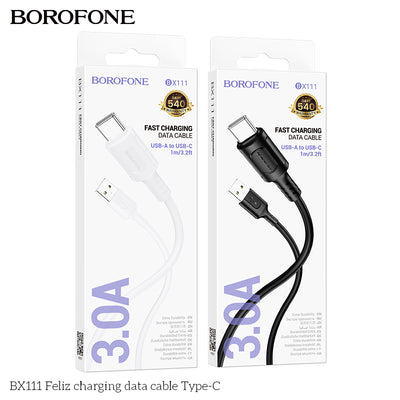 BX111 Feliz Type-C Charging Data Cable – Fast & Durable