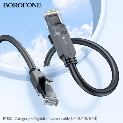BUS01 Cat6 Gigabit Network Cable – Ethernet LAN Cable (1M / 5M / 10M)