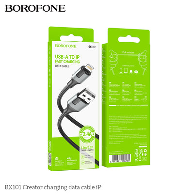 BX101 Creator iPhone Charging Data Cable – Fast & Durable