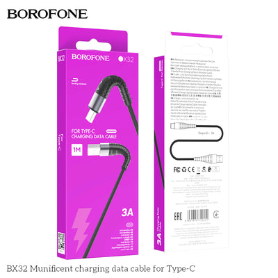 BX32 Munificent Type-C Charging Data Cable