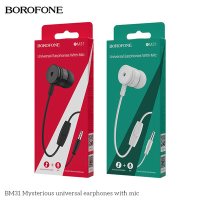 BM31 Mysterious – Clear Sound Wired Earphones with Mic