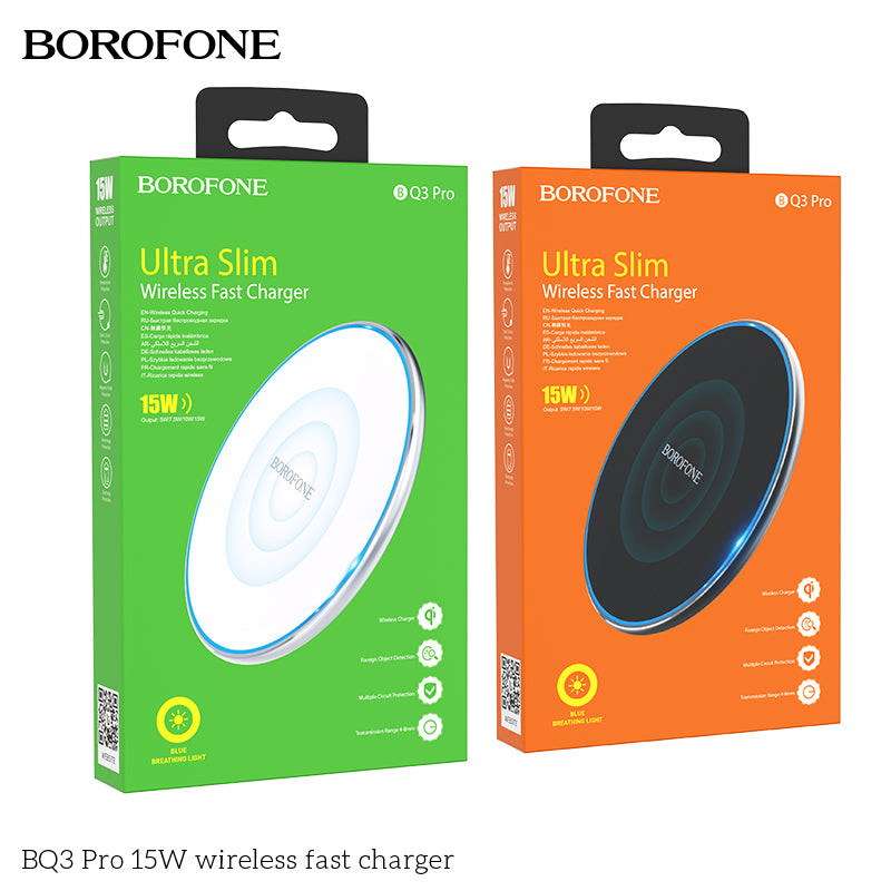 BQ3 Pro 15W Wireless Fast Charger – Quick & Reliable Charging in Ireland