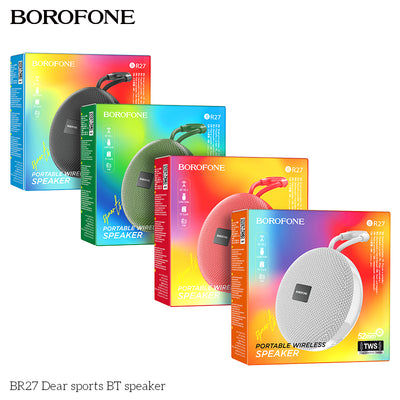 BR27 Dear Sports Bluetooth Speaker – Portable Wireless Speaker with Deep Bass