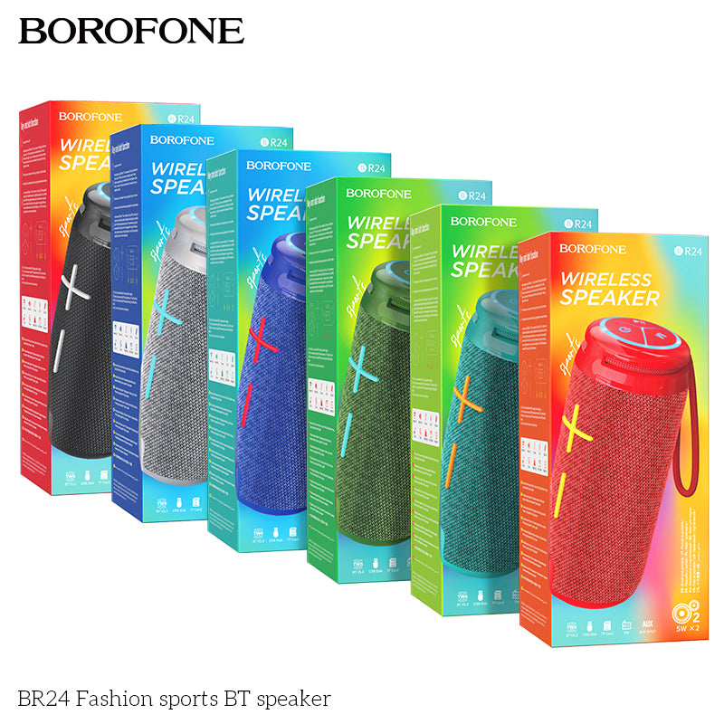 BR24 Fashion Sports Bluetooth Speaker – Stylish Portable Wireless Speaker