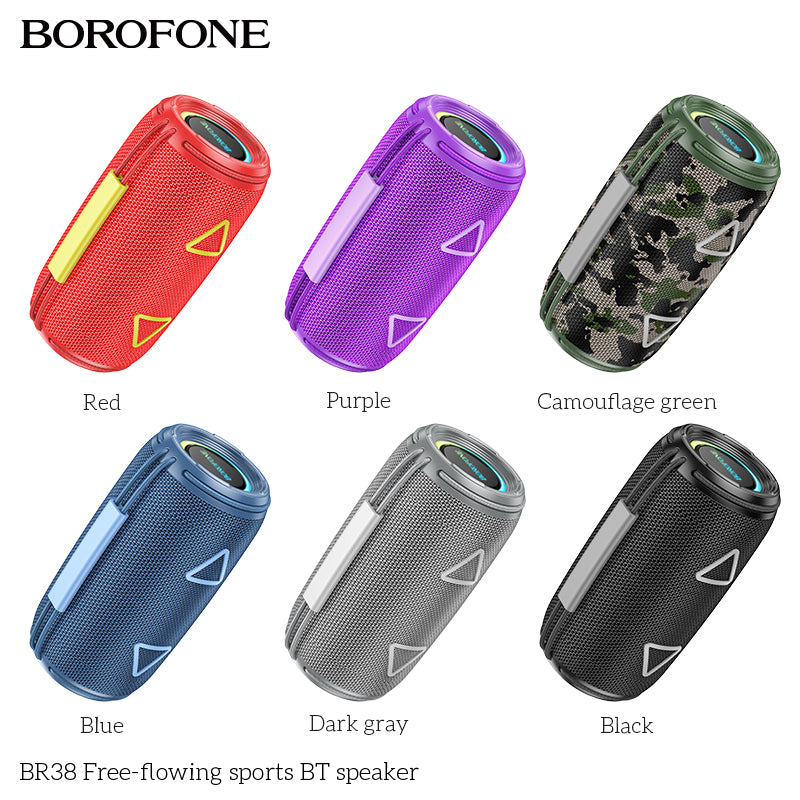 BOROFONE BR38 Free-flowing sports BT speaker in various colors 