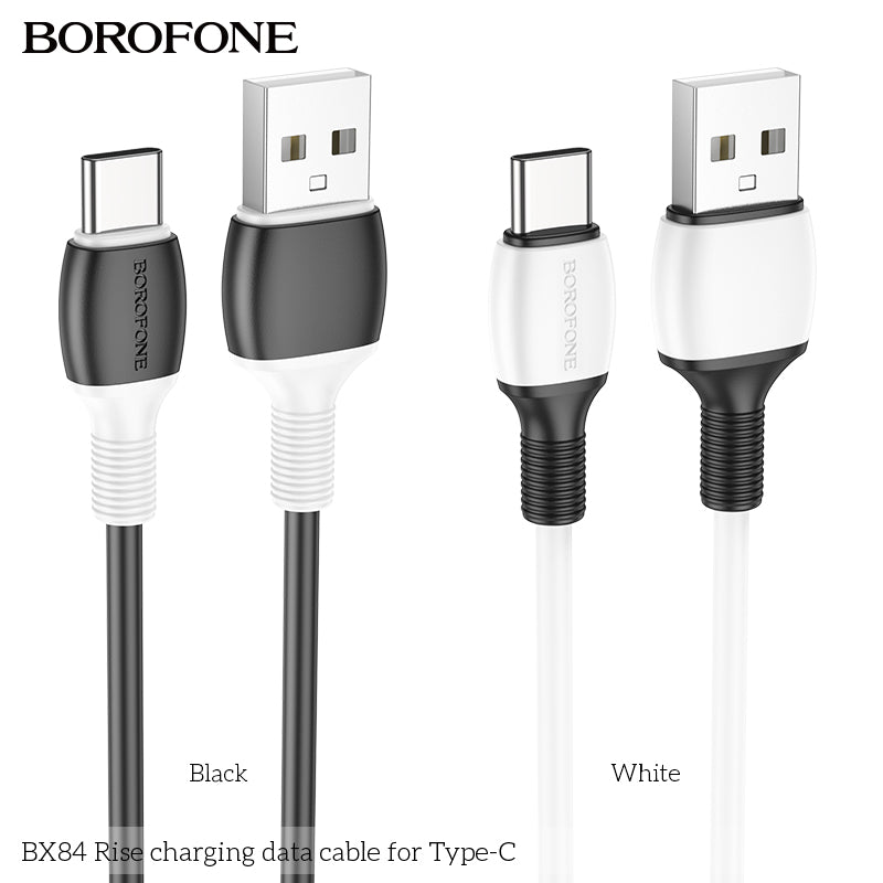BX84 Rise USB Type-C Charging Data Cable for Android, Tablet & Laptop
