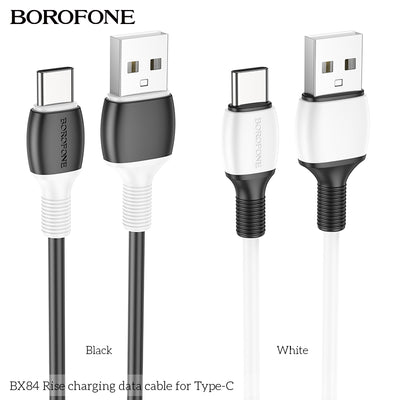 BX84 Rise USB Type-C Charging Data Cable for Android, Tablet & Laptop