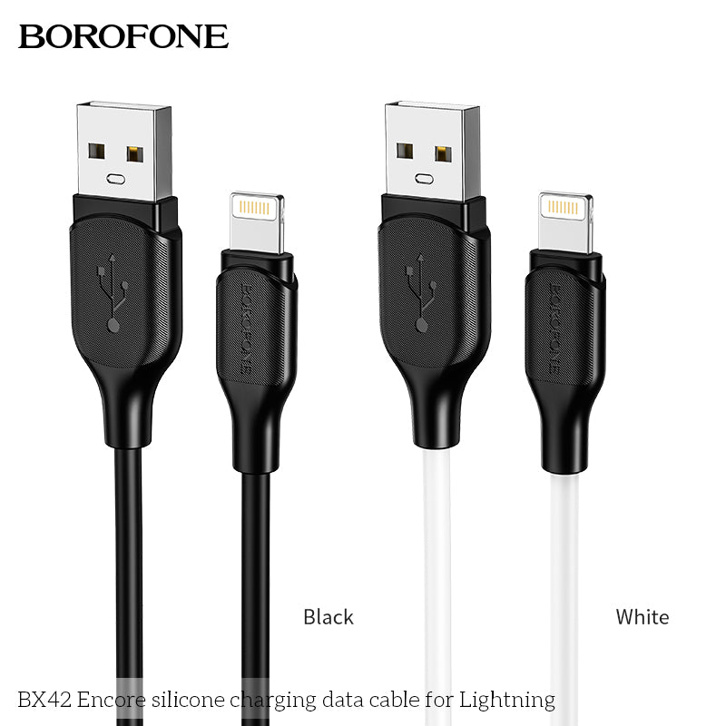 BX42 Encore Silicone iPhone Charging Data Cable
