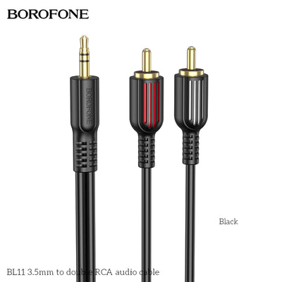 BL11 3.5mm to Double RCA Audio Cable – Clear & Reliable Sound