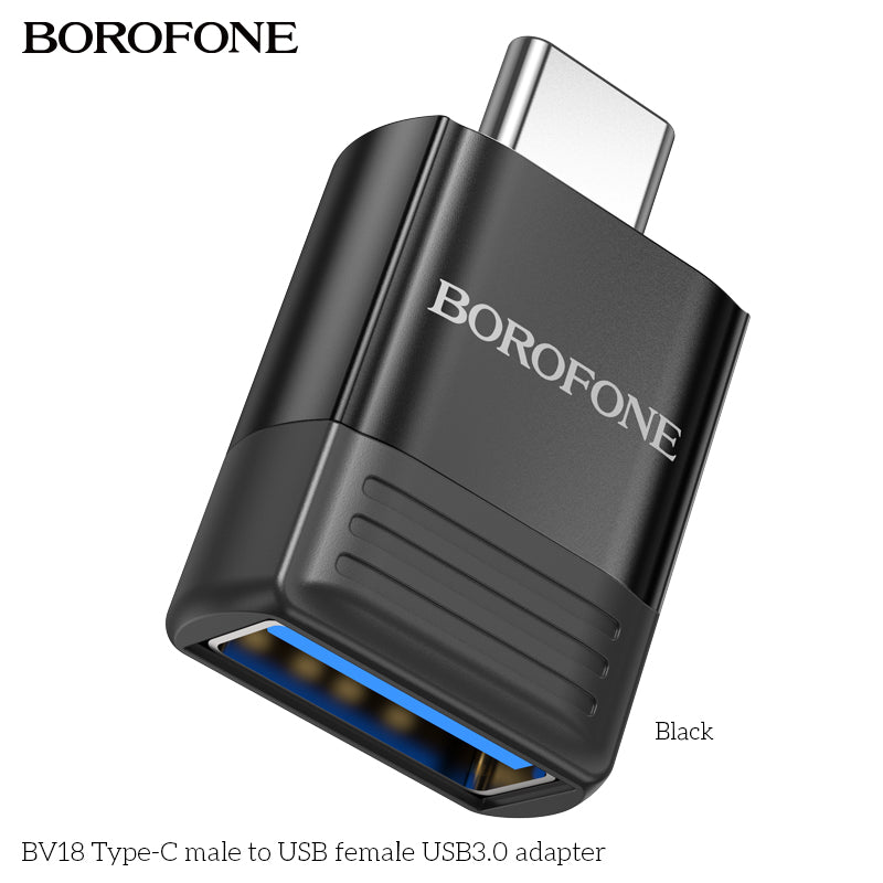 BV18 Type-C Male to USB Female USB3.0 Adapter – Fast Data & OTG Support