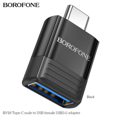 BV18 Type-C Male to USB Female USB3.0 Adapter – Fast Data & OTG Support