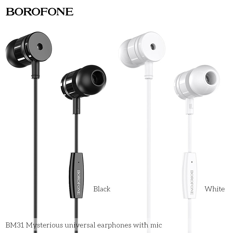 BM31 Mysterious – Clear Sound Wired Earphones with Mic