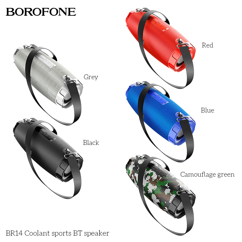BR14 Coolant Sports Bluetooth Speaker – Portable Wireless Speaker with Deep Bass