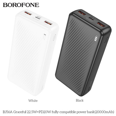 Graceful BJ56A 20000mAh Power Bank with PD – Fast, Light & Airline Approved