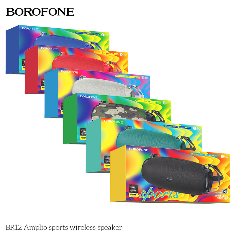 BR12 Amplio Sports Wireless Speaker – Portable Bluetooth Speaker with Powerful Sound
