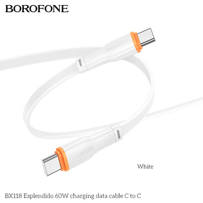 BX118 Espléndido 60W USB-C to USB-C Charging Data Cable
