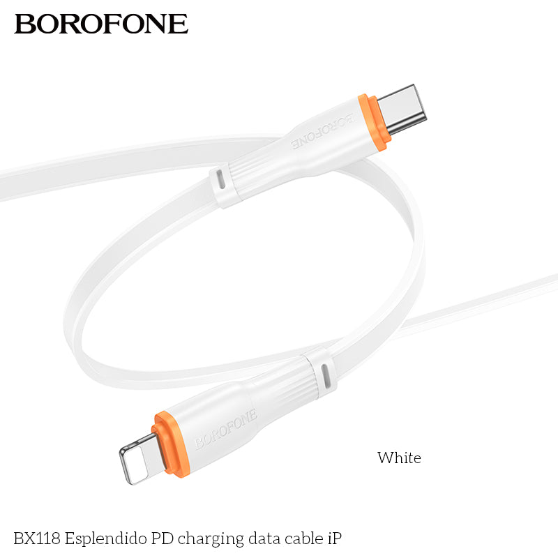 BX118 Espléndido PD Charging Data Cable iP / Type-C