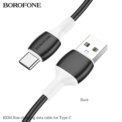 BX84 Rise USB Type-C Charging Data Cable for Android, Tablet & Laptop