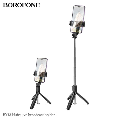 BY13 Nube Live Broadcast Holder – Adjustable Phone Stand for Streaming & Video Recording