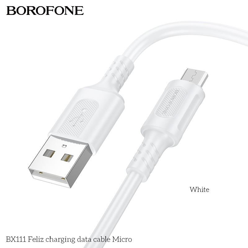 BX111 Feliz Micro USB Charging Data Cable – Strong & Reliable