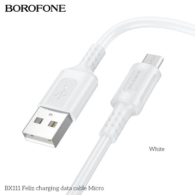 BX111 Feliz Micro USB Charging Data Cable – Strong & Reliable