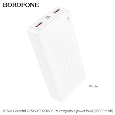 Graceful BJ56A 20000mAh Power Bank with PD – Fast, Light & Airline Approved
