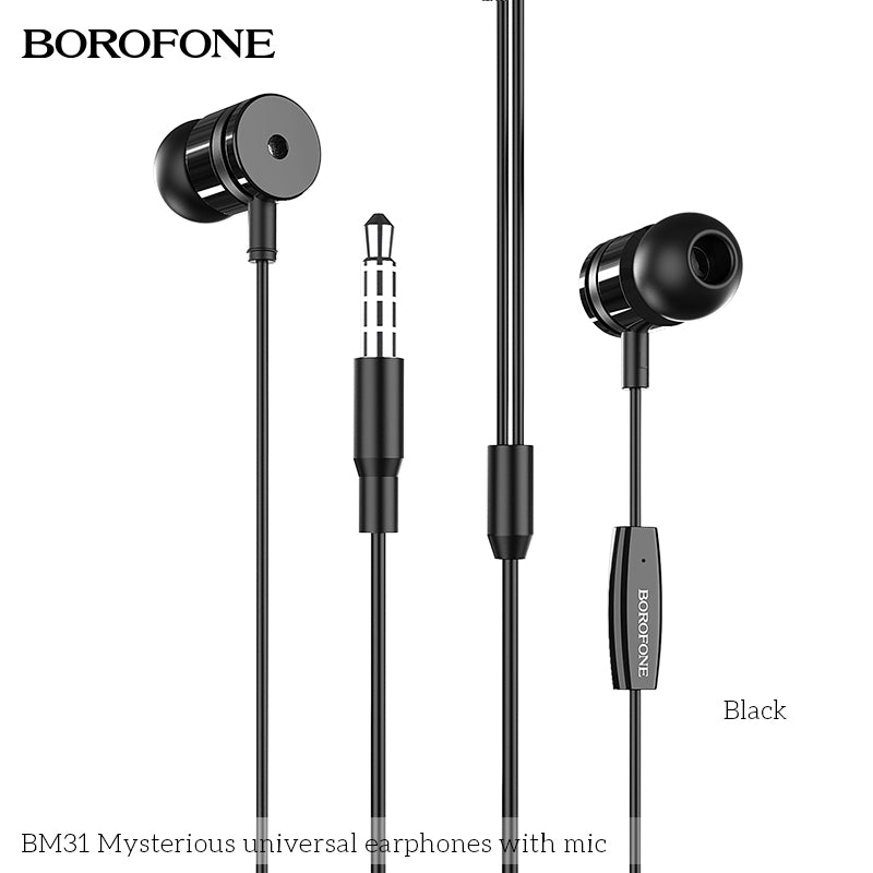 BM31 Mysterious – Clear Sound Wired Earphones with Mic