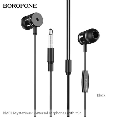 BM31 Mysterious – Clear Sound Wired Earphones with Mic