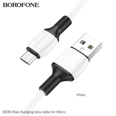 BX84 Rise Micro USB Charging Data Cable for Android, Power Bank & More