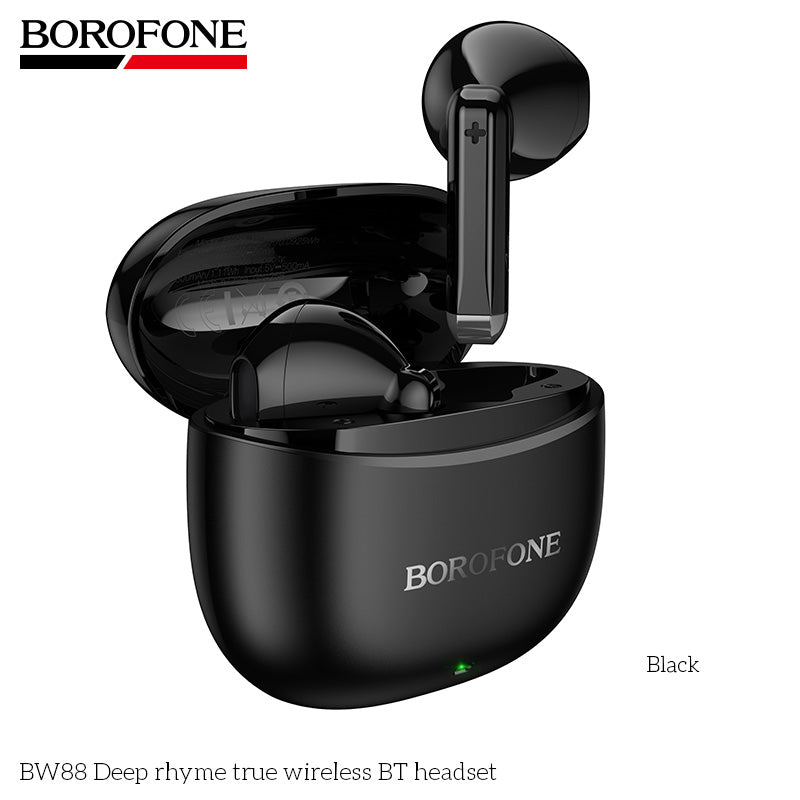BOROFONE BW88 true wireless BT headset with open charging case 