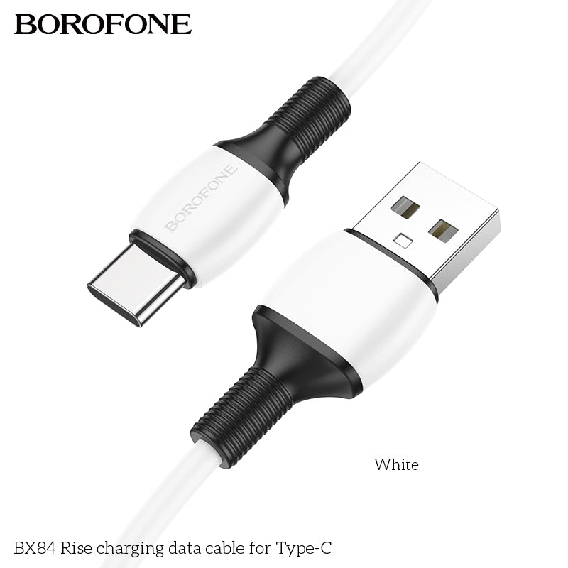 BX84 Rise USB Type-C Charging Data Cable for Android, Tablet & Laptop