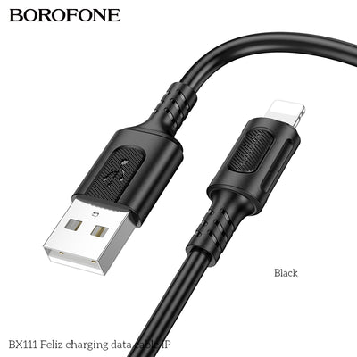 BX111 Feliz iPhone Charging Data Cable – Fast & Reliable