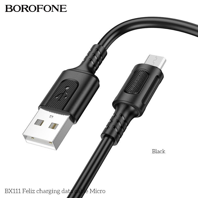 BX111 Feliz Micro USB Charging Data Cable – Strong & Reliable