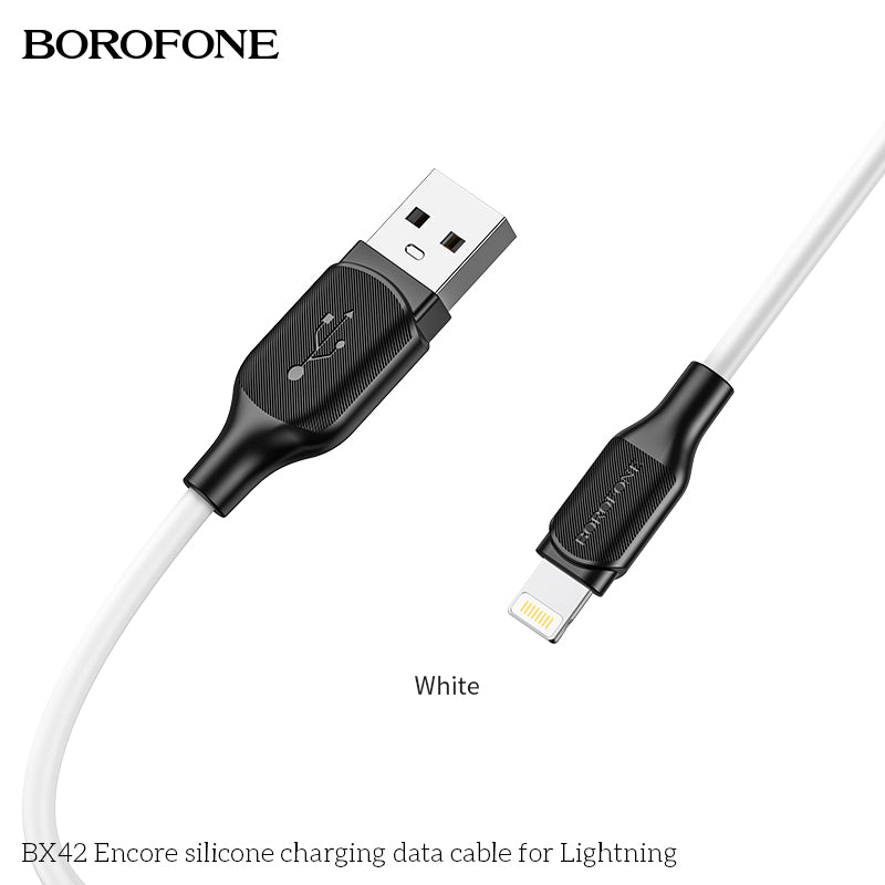 BX42 Encore Silicone iPhone Charging Data Cable