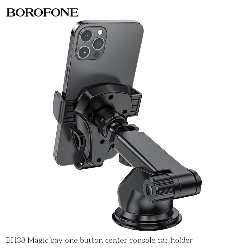 BH38 Magic Bay One Button Car Phone Holder – Secure & Stylish Mobile Holder