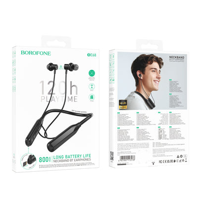 BE68 Cloud Neck-Mounted Wireless Bluetooth Earphones – Lightweight & Top Quality Sound