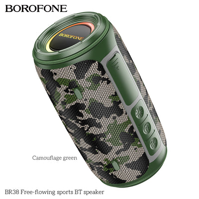 Camouflage green Borofone Bluetooth speaker 
