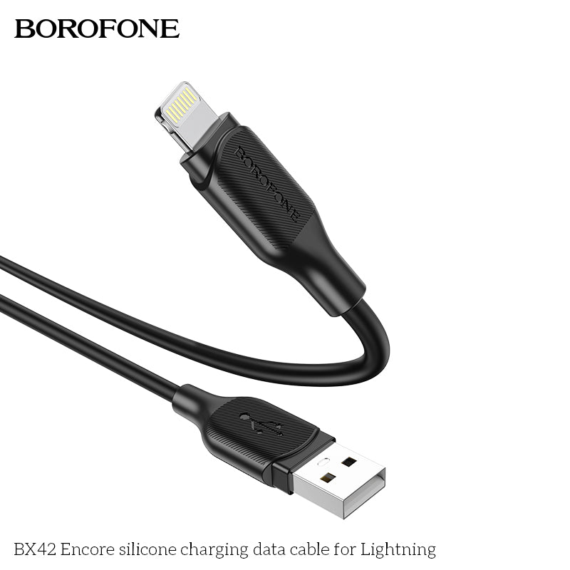 BX42 Encore Silicone iPhone Charging Data Cable