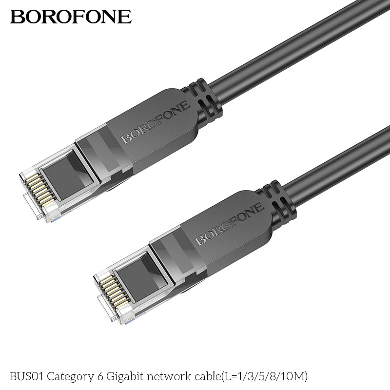 BUS01 Cat6 Gigabit Network Cable – Ethernet LAN Cable (1M / 5M / 10M)