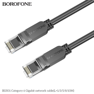 BUS01 Cat6 Gigabit Network Cable – Ethernet LAN Cable (1M / 5M / 10M)