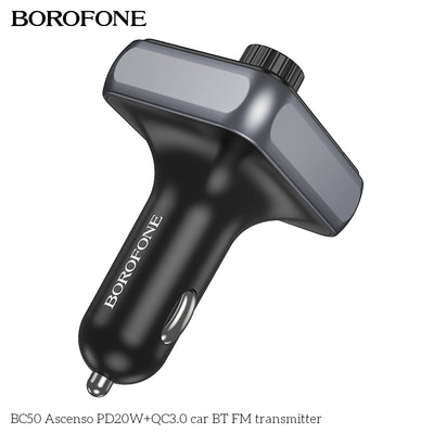 BC50 Ascenso Car Wireless FM Transmitter – Power, Music & Calls Made Easy