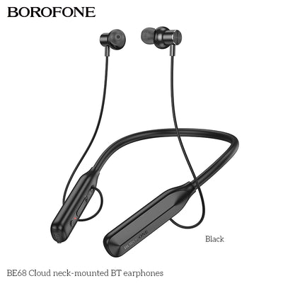 BE68 Cloud Neck-Mounted Wireless Bluetooth Earphones – Lightweight & Top Quality Sound