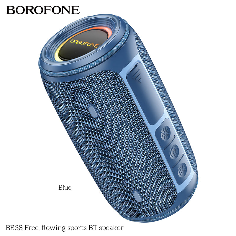 Blue Borofone BR38 sports Bluetooth speaker
