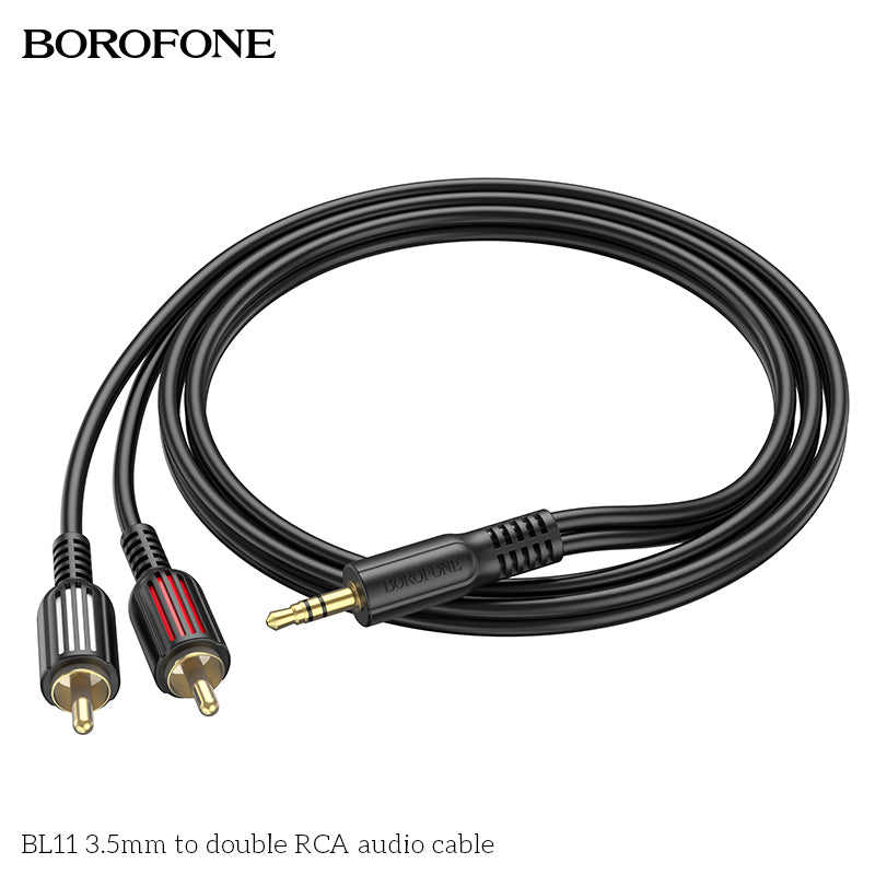 BL11 3.5mm to Double RCA Audio Cable – Clear & Reliable Sound