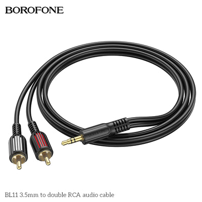 BL11 3.5mm to Double RCA Audio Cable – Clear & Reliable Sound