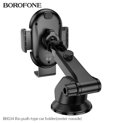 BH134 Rio Push-Type Car Phone Holder – Easy & Secure Mobile Holder